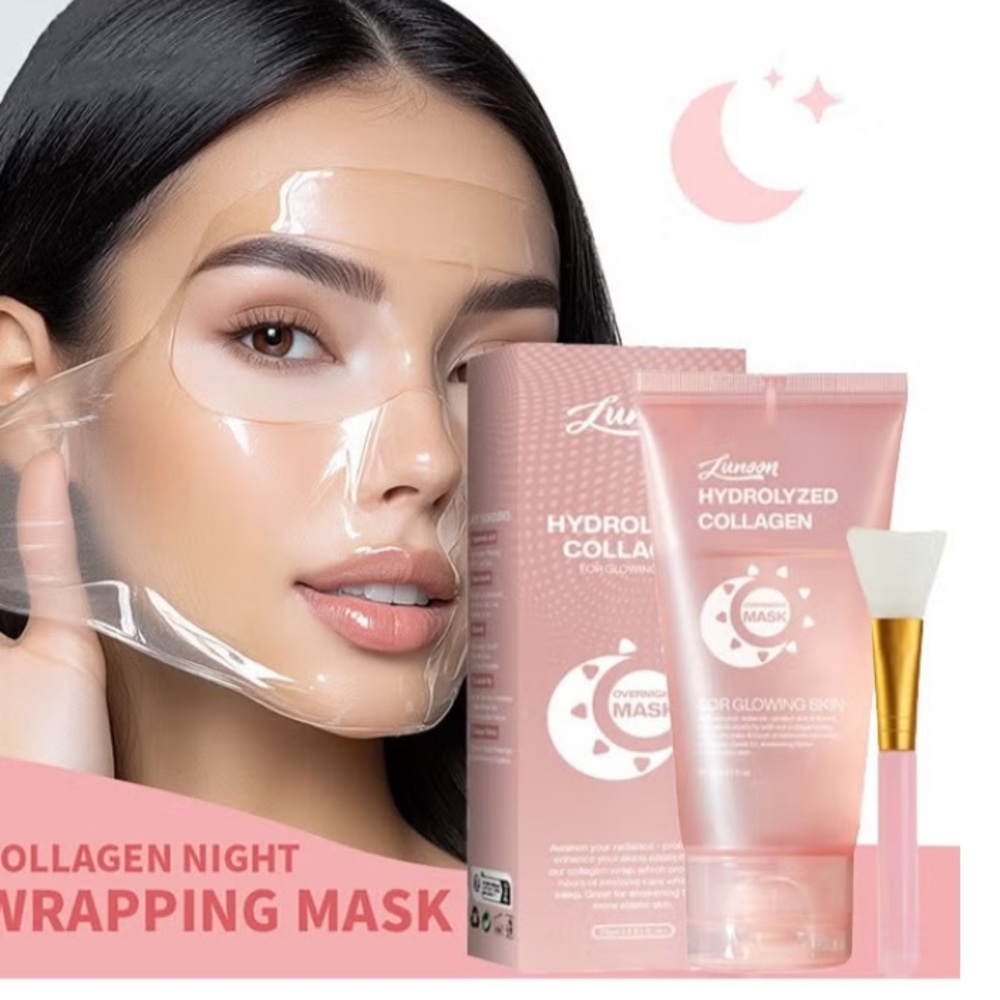 2pk NIB Collagen Night Wrapping Mask